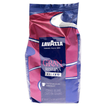 Lavazza Gran Riserva Filtro Dark Roast Coffee Bean: Authentic Italian Coffee Blend for Unisex - 35.2 oz