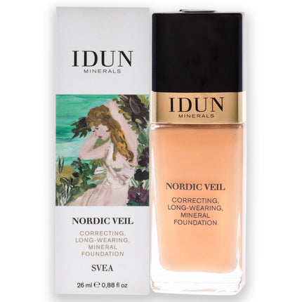 Idun Minerals Nordic Veil Foundation - 309 Svea for Women - 0.88 oz Foundation