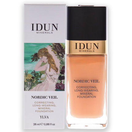 Nordic Veil Foundation - 314 Ylva by Idun Minerals for Women - 0.88 oz - Full Coverage Foundation for a Flawless Finish