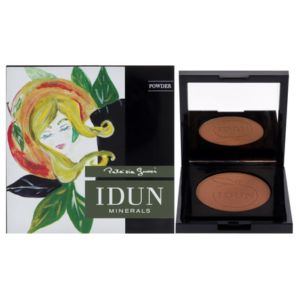 Idun Minerals Pressed Powder in Shade 536 Otrolig - Long-Lasting Powder for Women - 0.12 oz