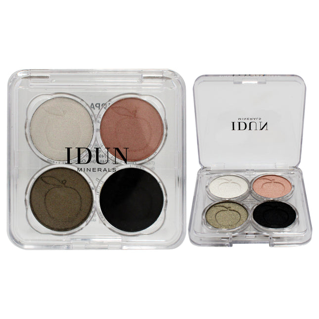 Idun Minerals Eyeshadow Palette - 406 Vitsippa for Women - 4 x 0.03 oz Eye Shadow