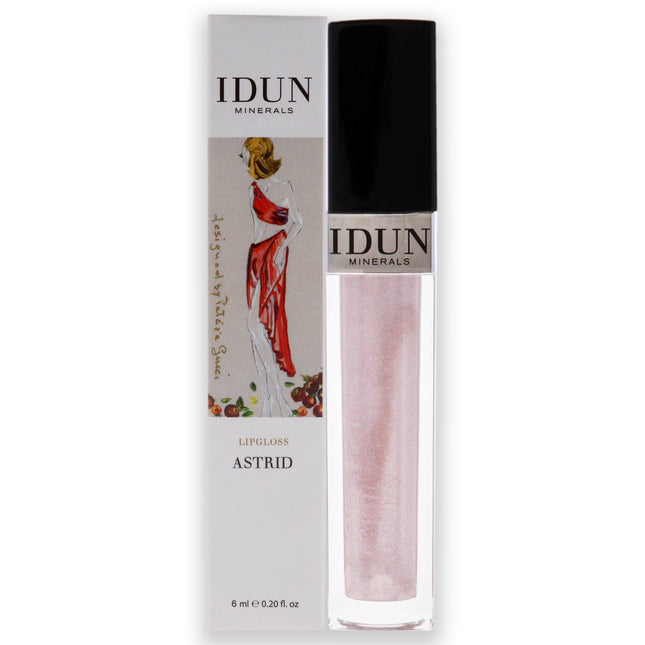 Idun Minerals Lipgloss - 001 Astrid for Women - 0.2 oz Lip Gloss