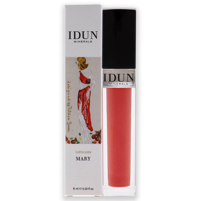 Idun Minerals Lipgloss - 012 Mary for Women - 0.2 oz Lip Gloss