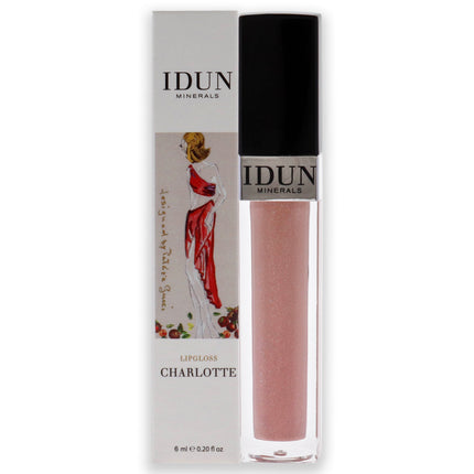 Idun Minerals Lipgloss - 019 Charlotte for Women - 0.2 oz Lip Gloss in Beautiful Charlotte Shade