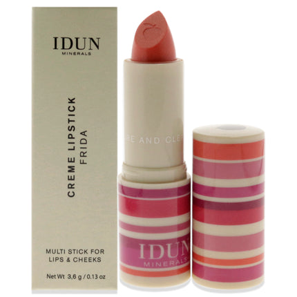 Idun Minerals Creme Lipstick in Frida - Moisturizing Lip Color for Women