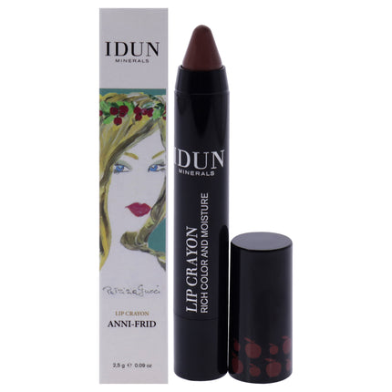 Idun Minerals Lip Crayon - 402 Anni-Frid for Women - 0.09 oz Lipstick