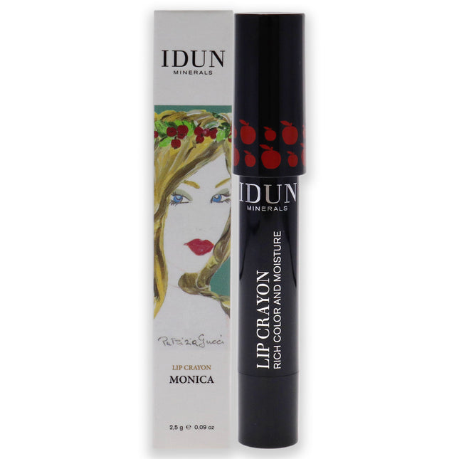 Idun Minerals Lip Crayon - 407 Monica for Women - 0.09 oz Lipstick