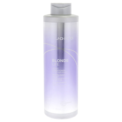 Joico Blonde Life Violet Conditioner - 33.8 oz Unisex Conditioner for Bright, Beaming Blonde Hair