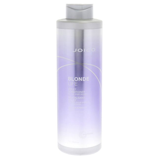 Joico Blonde Life Violet Conditioner - 33.8 oz Unisex Conditioner for Bright, Beaming Blonde Hair