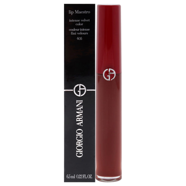 Giorgio Armani Lip Maestro Intense Velvet Color - 405 Sultan for Women - 0.22 oz Lipstick