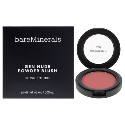 bareMinerals Gen Nude Powder Blush in On the Mauve - 0.21 oz Blush for Women
