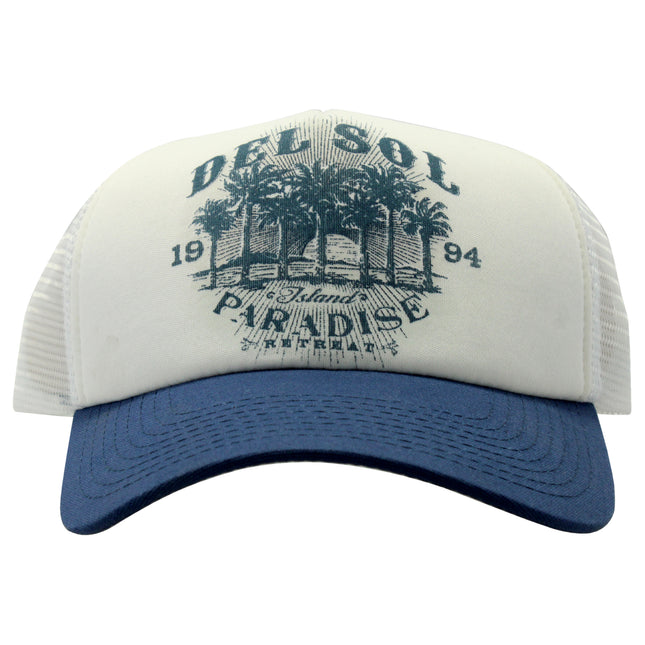 Island Paradise Color-Changing Trucker Hat for Unisex - Limited Edition Collection by DelSol