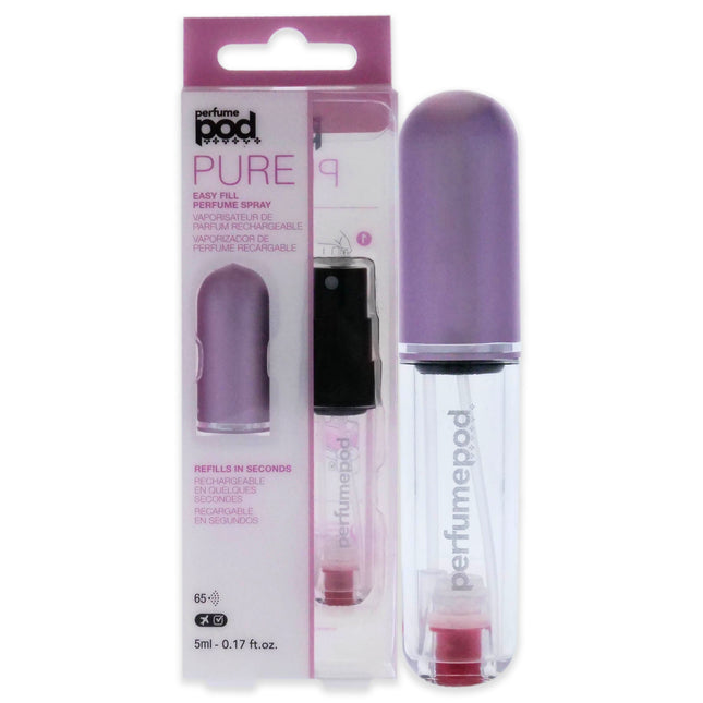 Refillable Perfume Pod Pure - Light Pink by Travalo for Unisex - 0.17 oz Spray