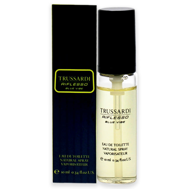 Trussardi Riflesso Blue Vibe for Men - 0.34 oz EDT Spray, Refreshing and Masculine Fragrance