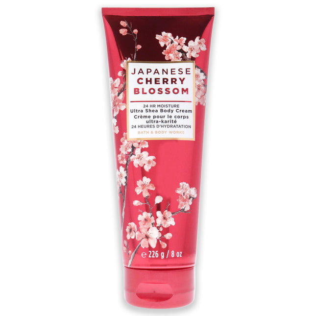 Bath and Body Works Japanese Cherry Blossom Body Cream for Women - 8 oz, Luxurious Moisturizing Formula