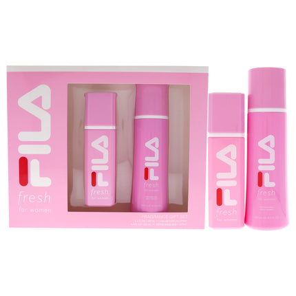Fila Fresh by Fila for Women 2-Piece Gift Set: 3.4oz EDP Spray, 8.4oz Body Spray