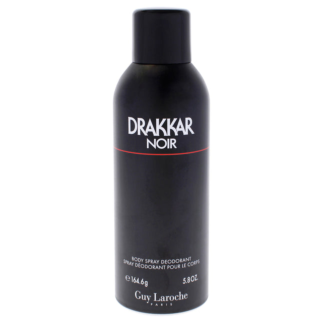 Drakkar Noir by Guy Laroche for Men - 6 oz Body Spray | Classic Men's Fragrance
