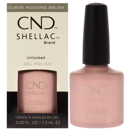 Get Unstoppable Shine with CND Shellac Nail Color in Unlocked for Women - 0.25 oz Nail Polish