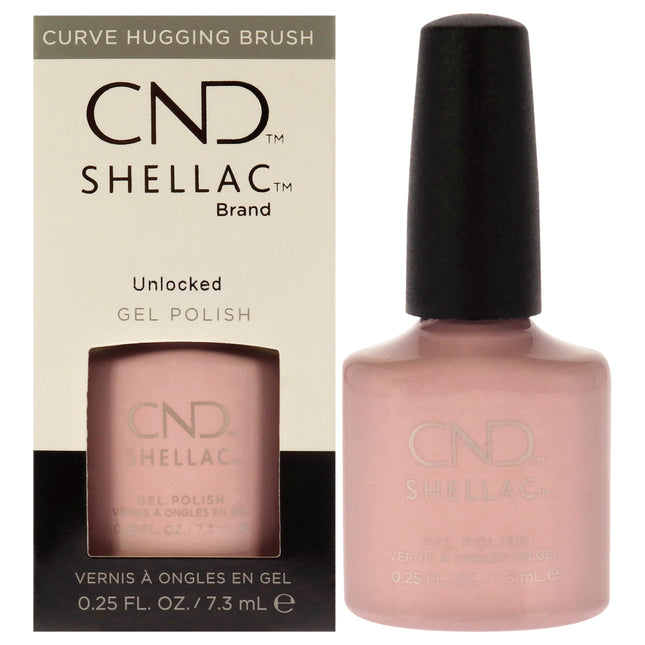 Get Unstoppable Shine with CND Shellac Nail Color in Unlocked for Women - 0.25 oz Nail Polish