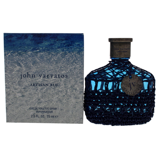 John Varvatos Artisan Blu for Men EDT Spray - 2.5 oz - Fresh and Bold Fragrance