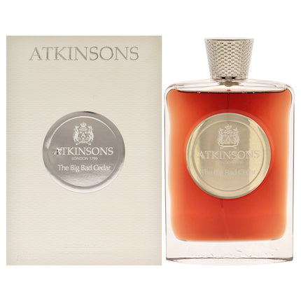 The Big Bad Cedar by Atkinsons EDP Spray for Unisex - 3.3 oz