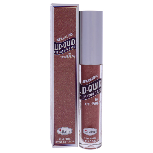 Get Glamorous with Lid-Quid Sparkling Liquid Eyeshadow - Bellini by the Balm - 0.15 oz Eye Shadow for Women