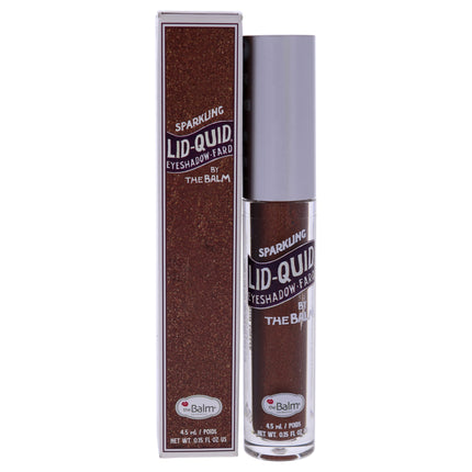 Get a Glamorous Glow with Lid-Quid Sparkling Liquid Eyeshadow - Irish Coffee by the Balm for Women - 0.15 oz Eye Shadow