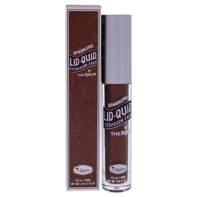 Get a Glamorous Glow with Lid-Quid Sparkling Liquid Eyeshadow - Irish Coffee by the Balm for Women - 0.15 oz Eye Shadow