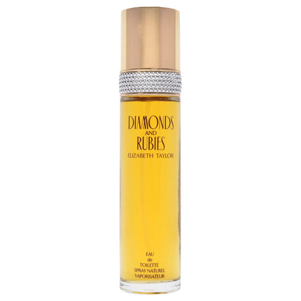 Elizabeth Taylor Diamonds and Rubies for Women 3.3 oz EDT Spray - Floral and Fruity Fragrance