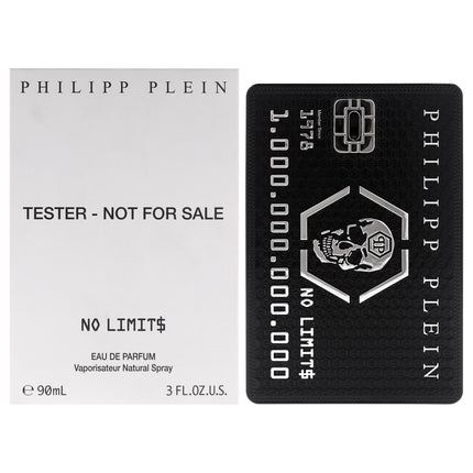 Philipp Plein No Limits for Men - 3 oz EDP Spray: A Statement-making Fragrance