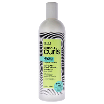 All About Curls Lo-Lather Cleanser - Gentle Cleansing for All Hair Types - 15.0 oz