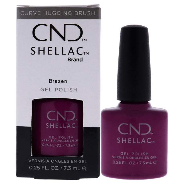 CND Shellac Brazen Nail Color for Women - Long-Lasting 0.25 oz Nail Polish