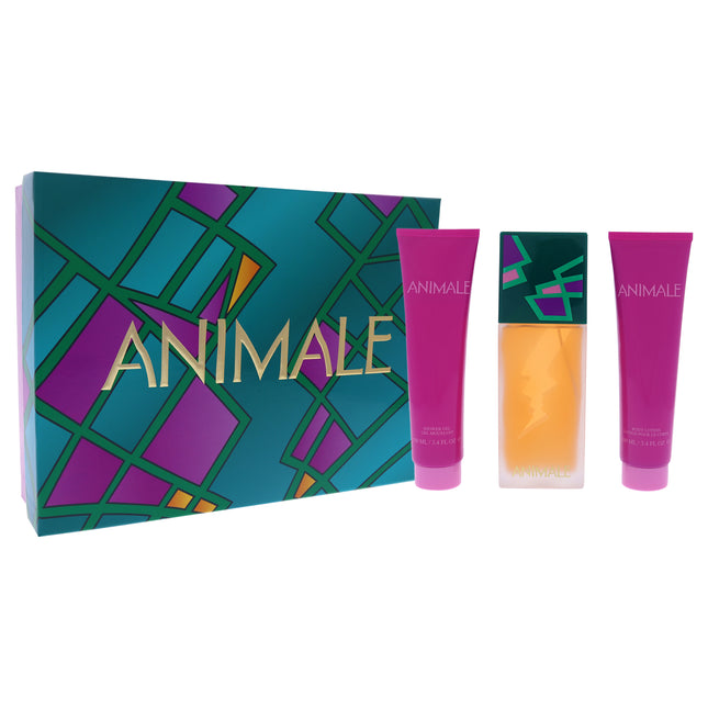 Animale by Animale for Women 3 Pc Gift Set - EDP Spray, Body Lotion, Shower Gel - 3.4oz each