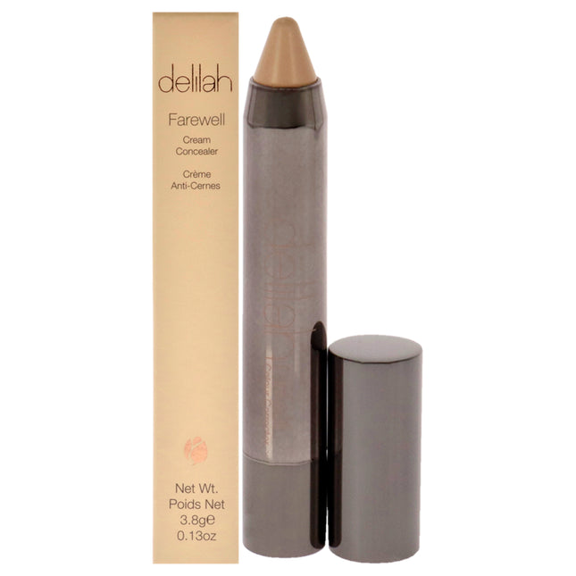 Delilah Farewell Cream Concealer in Linon for Women - 0.13 oz - Concealer for Flawless Skin Concealment