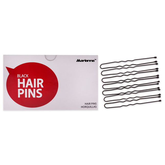 Marianna Pro Basic Hair Pins - Black for Women - 1 lb Hair Clips