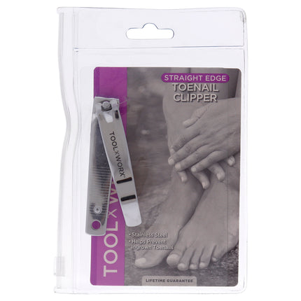 Toolworx Toenail Clipper Straight Edge for Unisex - 1 Pc Clipper