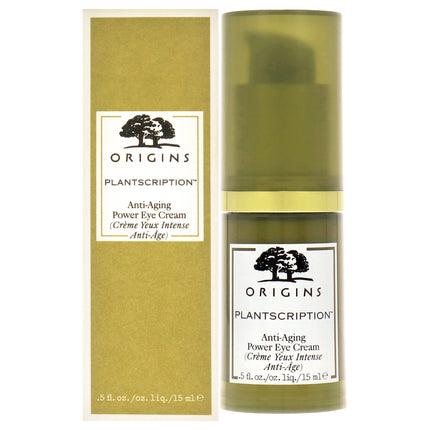 Origins Plantscription Anti-Aging Power Eye Cream - 0.5 oz Cream for Unisex