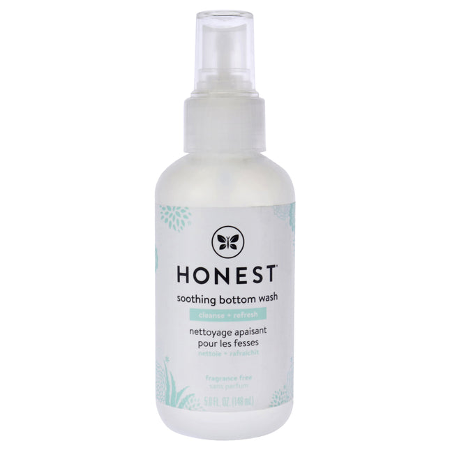 Honest Soothing Bottom Wash for Kids - Gentle 5 oz Cleanser for Sensitive Skin