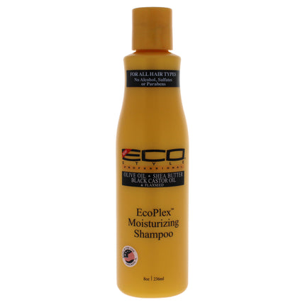Eco Style EcoPlex Moisturising Shampoo by Ecoco - 8 oz Shampoo for Unisex