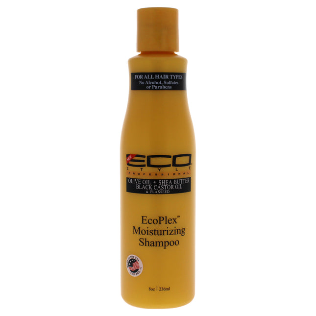 Eco Style EcoPlex Moisturising Shampoo by Ecoco - 8 oz Shampoo for Unisex