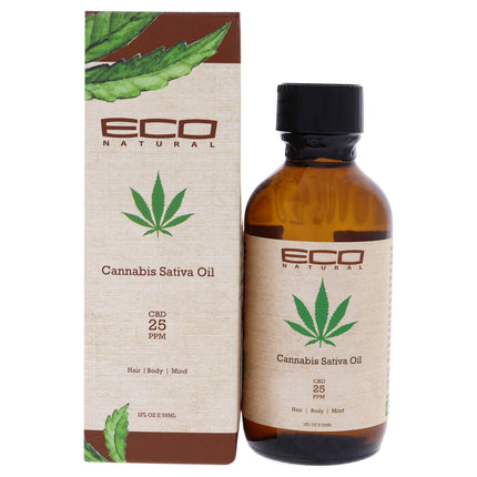 Eco Styler Cannabis Sativa Oil: Lightweight Hair Oil for Unisex - 2 oz