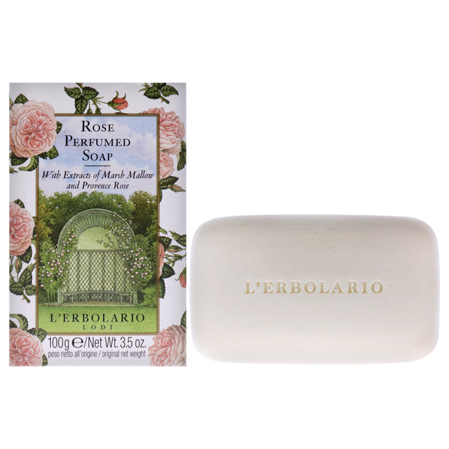 L'Erbolario Perfumed Soap Rose 3.5 oz - Unisex Skin Care Product