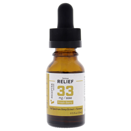 Receptra Naturals Serious Relief 33mg Dose Fresh Berry Unisex Tincture - 0.5 oz