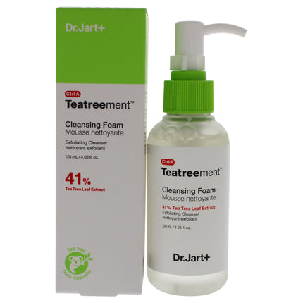 Dr. Jart+ Ctrl-A Teatreement Cleansing Foam for Unisex - 4.05 oz Cleanser