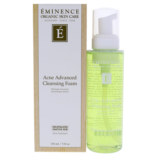 Eminence Acne Advanced Cleansing Foam: Effective Unisex Cleanser for Clear Skin