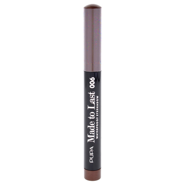 Pupa Milano Made To Last Waterproof Eyeshadow - 006 Bronze Brown for Women - 0.049 oz