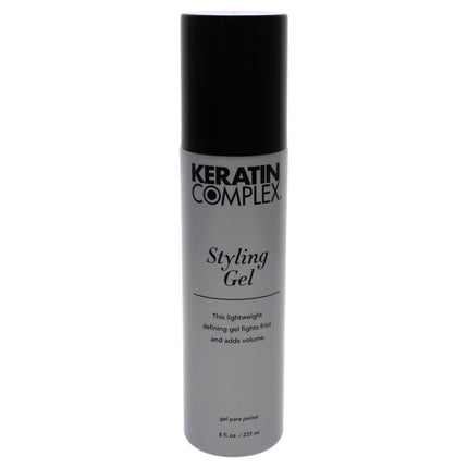 Keratin Complex Styling Gel for Unisex - 8 oz Gel - Enhance Your Hair Style