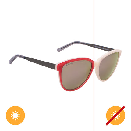 DelSol Solize Too Hot to Handle Sunglasses - Pearl to Pink for Unisex