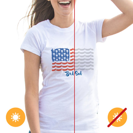 DelSol Kids Crew Tee - Tropical Americana for Boys and Girls - Comfortable 1 Pc T-Shirt