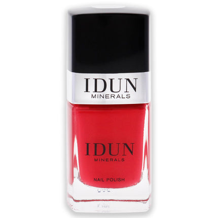 Idun Minerals Nail Polish in Korall - Long-Lasting Nail Color for Women